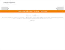 Tablet Screenshot of mdtsolutionsdirect.com